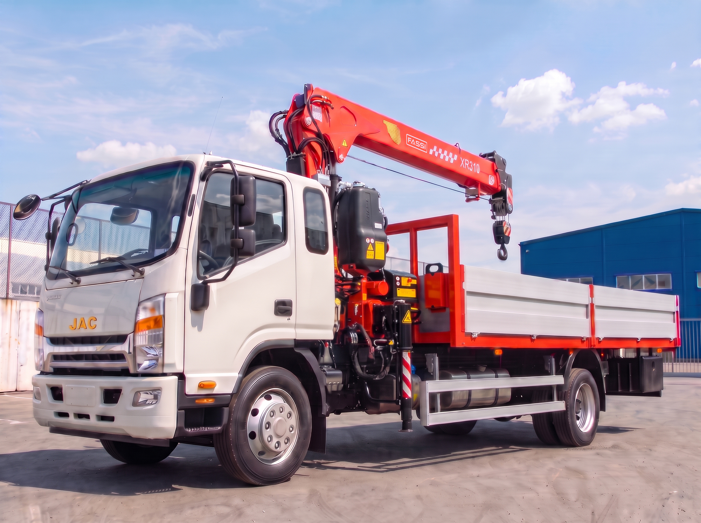 JAC N120  с КМУ FASSI XR314